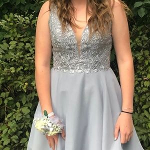 Silver Blue Dress
